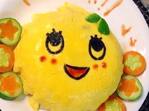 大人も面白い ふなっしーオムライス レシピ 作り方 By Erika3362 楽天レシピ 大人も面白い ふなっしーオムライス レシピ 作り方 By Erika3362 楽天レシピ